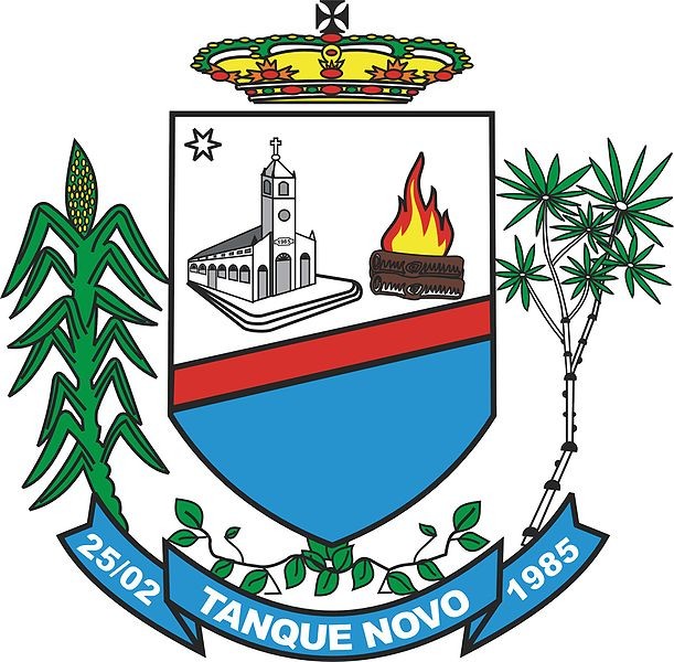 Brasão da Cidade de Tanque Novo - BA