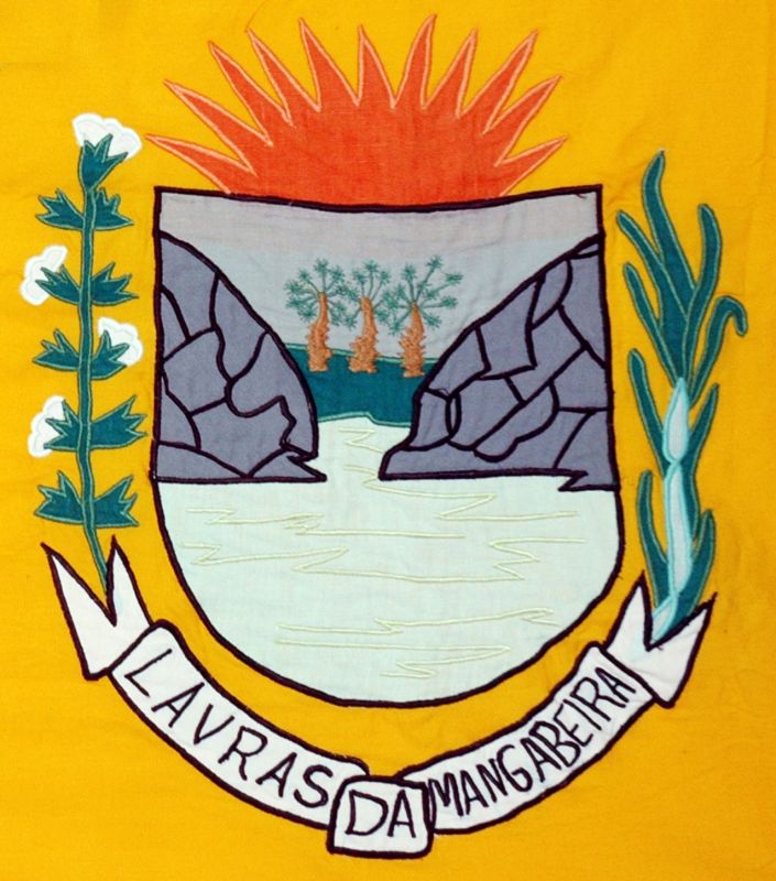 Brasão da Cidade de Lavras da Mangabeira - CE