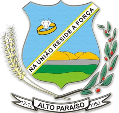 Brasão da Cidade de Alto Paraíso de Goiás - GO