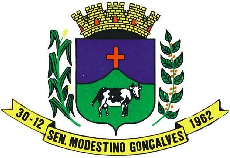 Brasão da Cidade de Senador Modestino Gonçalves - MG