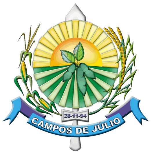 Brasão da Cidade de Campos de Júlio - MT