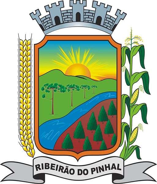 Brasão da Cidade de Ribeirão do Pinhal - PR