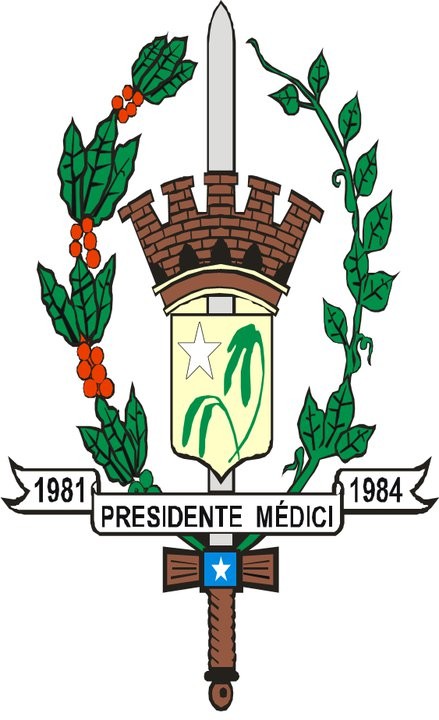 Brasão da Cidade de Presidente Médici - RO