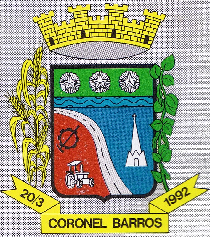 Brasão da Cidade de Coronel Barros - RS