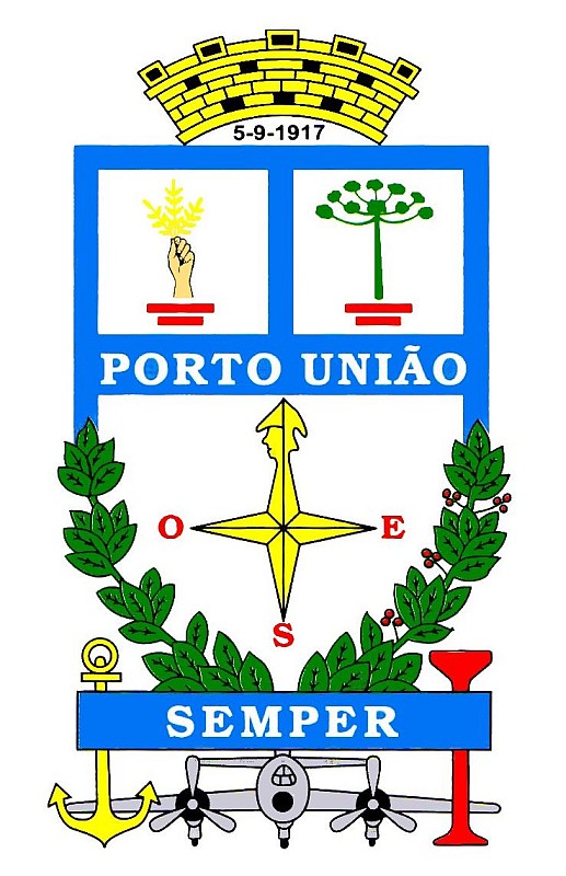 Brasão da Cidade de Porto União - SC