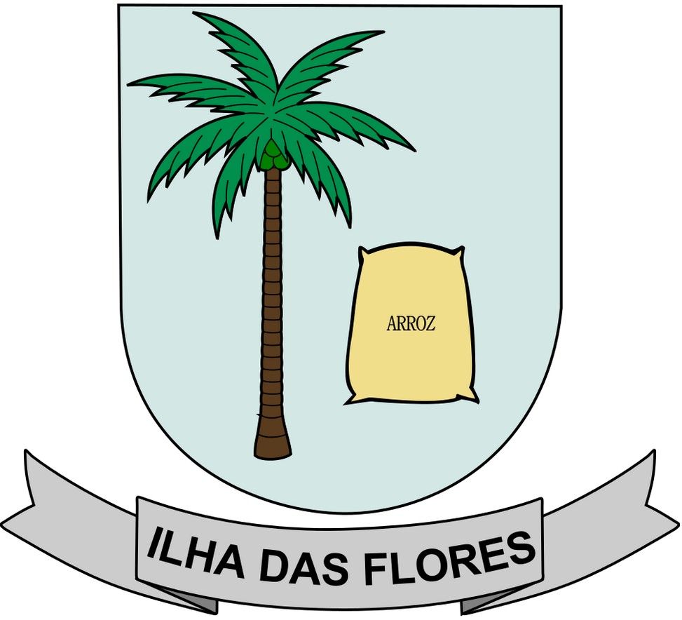 Brasão da Cidade de Ilha das Flores - SE